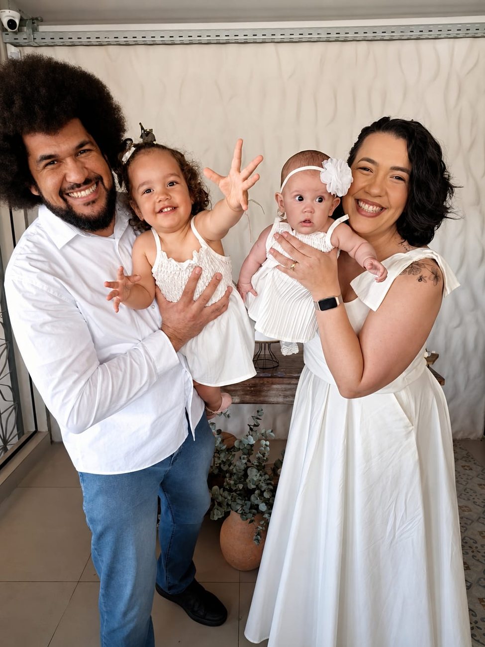 Família acompanhada pela Nosso Ventre