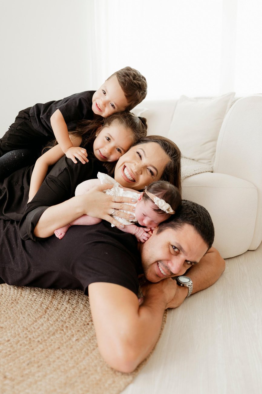 Família acompanhada pela Nosso Ventre